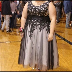 Custom size prom dress.